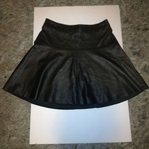 Banana Republic 100% Genuine Black Leather Skirt